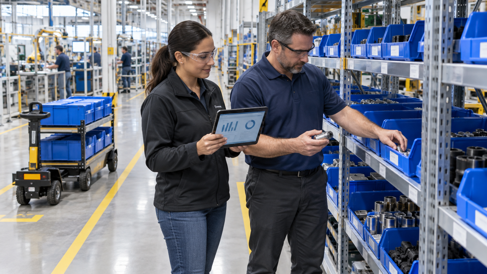 PFEP inventory planning in a modern manufacturing facility
